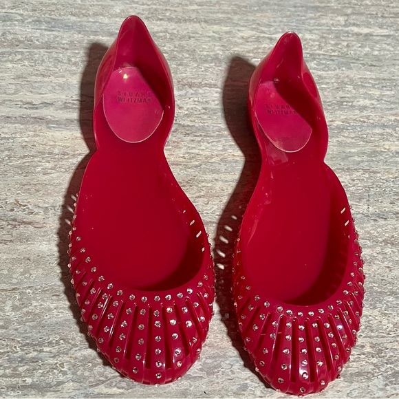 stuart weitzman jelly shoes